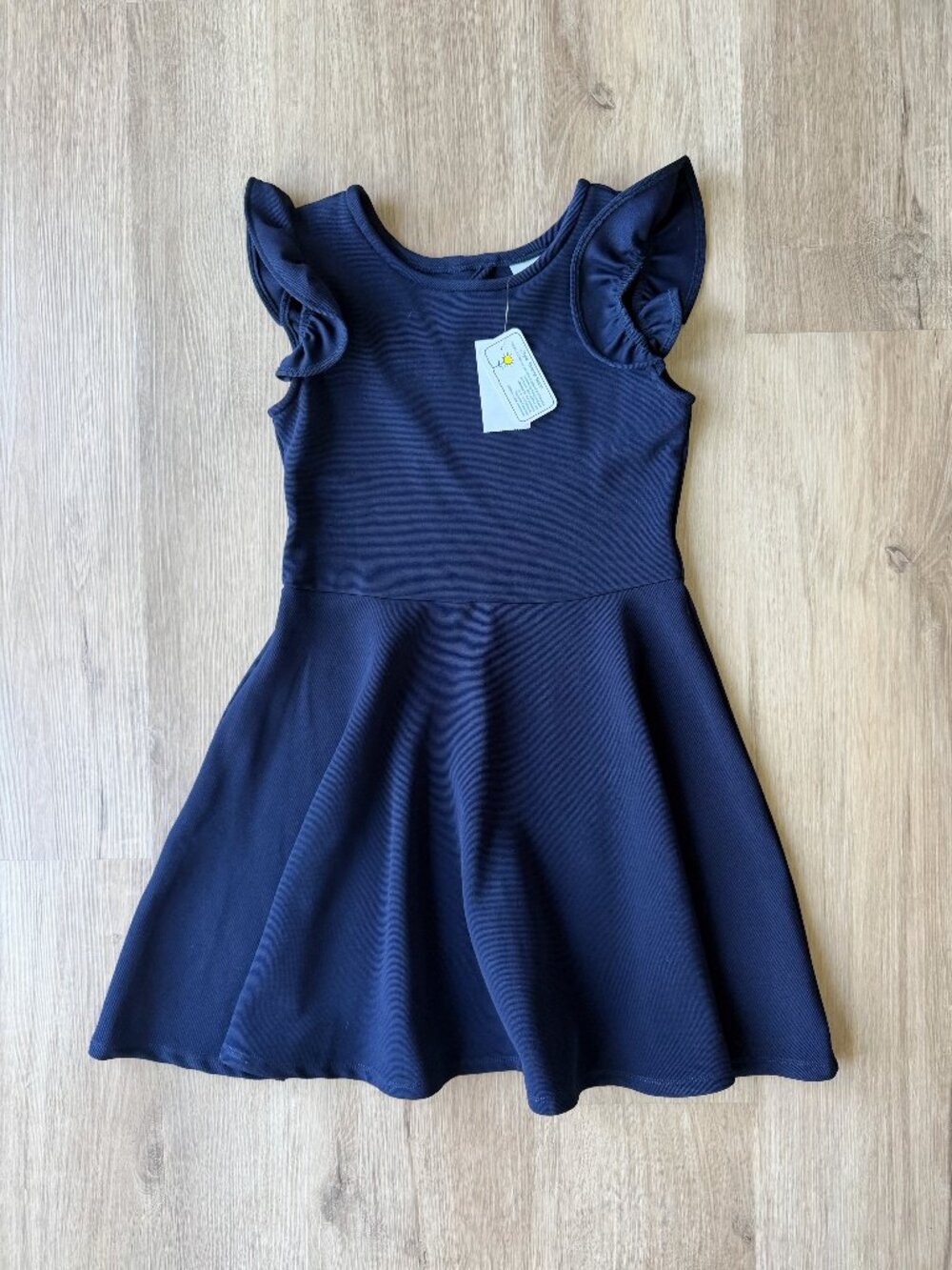 NWT Florence Eiseman girl's Navy Ponte Dress Size 14